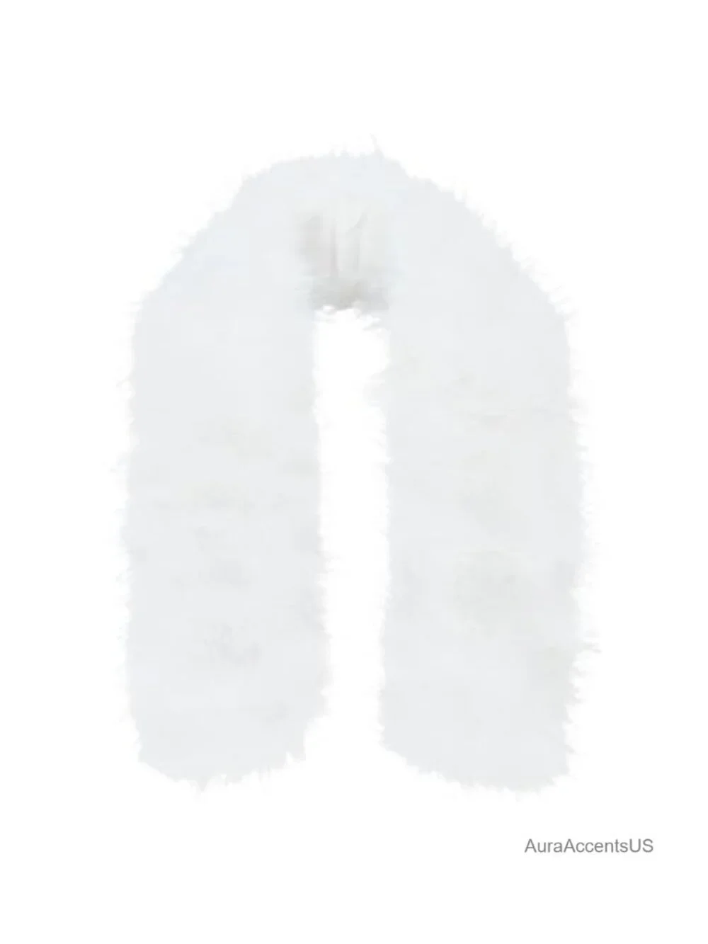 Faux Fur Hood Trim Replacement Collar Detachable Scarf Wrap Neck Warmer Shawl